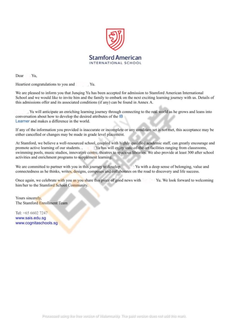 国际学校中介-OFFER-SAIS-003