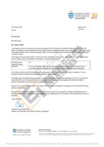 私立大学-Offer-JCU-Huang Zonghan