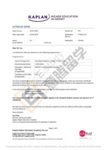 私立大学-Offer-Kaplan-Liu Zelin