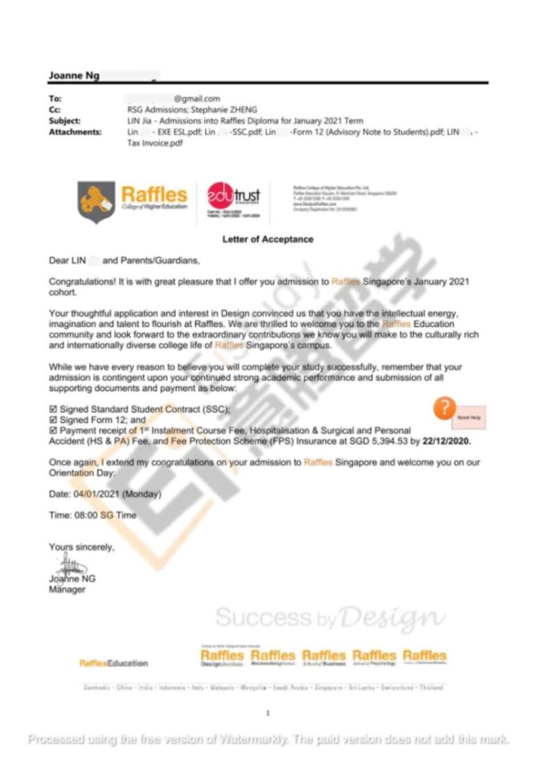 艺术留学Offer -Raffles-06